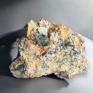 Natural Yellow Tourmaline Specimen with Mica‎ Flake Mineral
